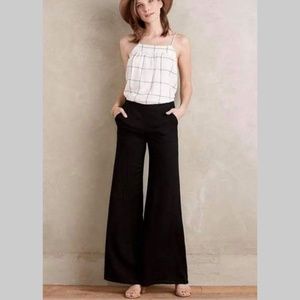 NWT Anthropologie Walton Textured Wide Leg Trouser